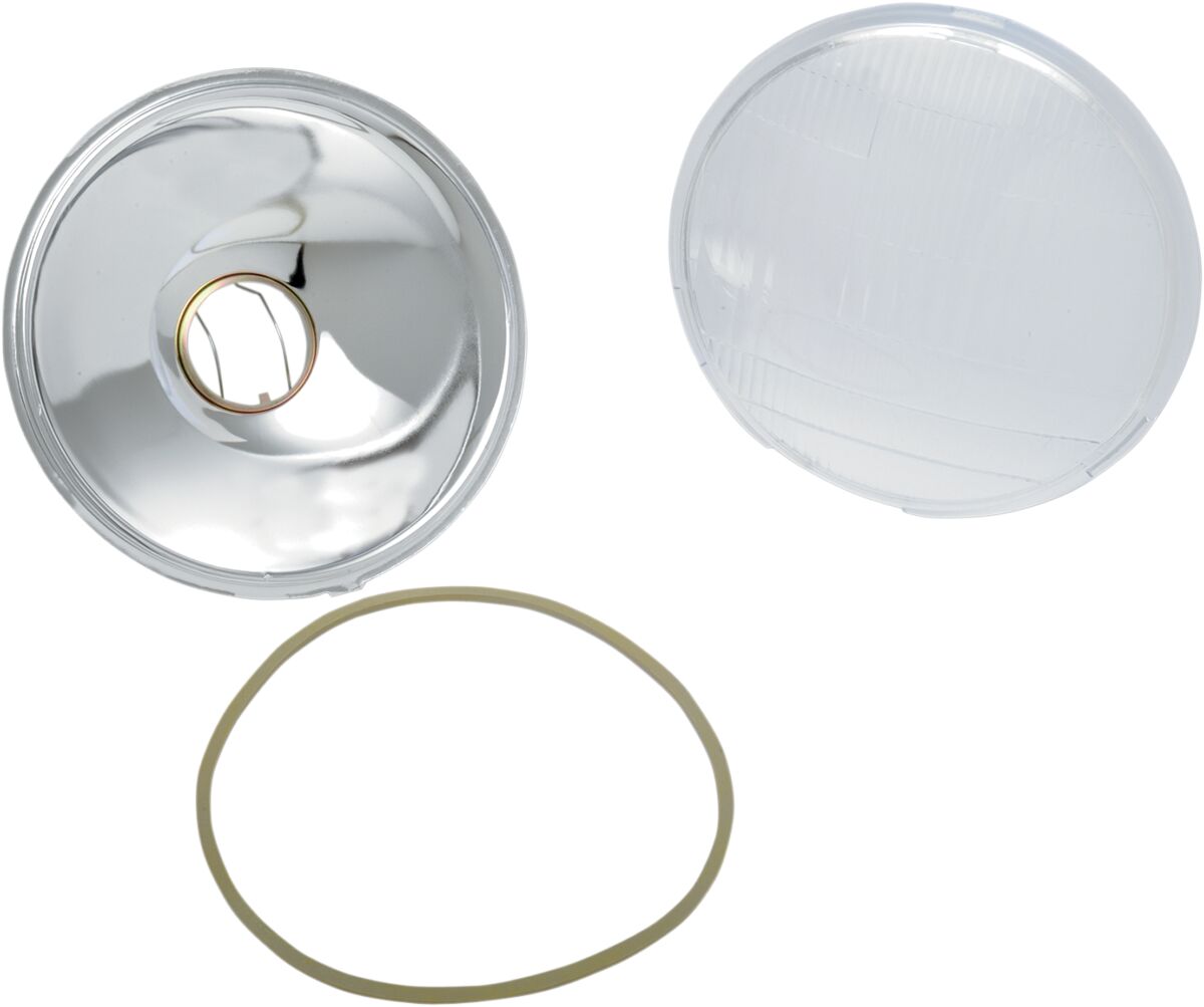 Drag Specialties Rep 6 1/2 Headlight HEADLIGHT GROUP Drag Specialties