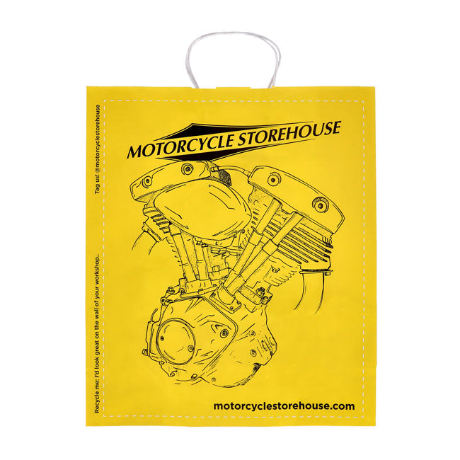 Motorcycle Storehouse, Logo Carrier Bag Paper Mcs