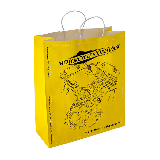 Motorcycle Storehouse, Logo Carrier Bag Paper Mcs