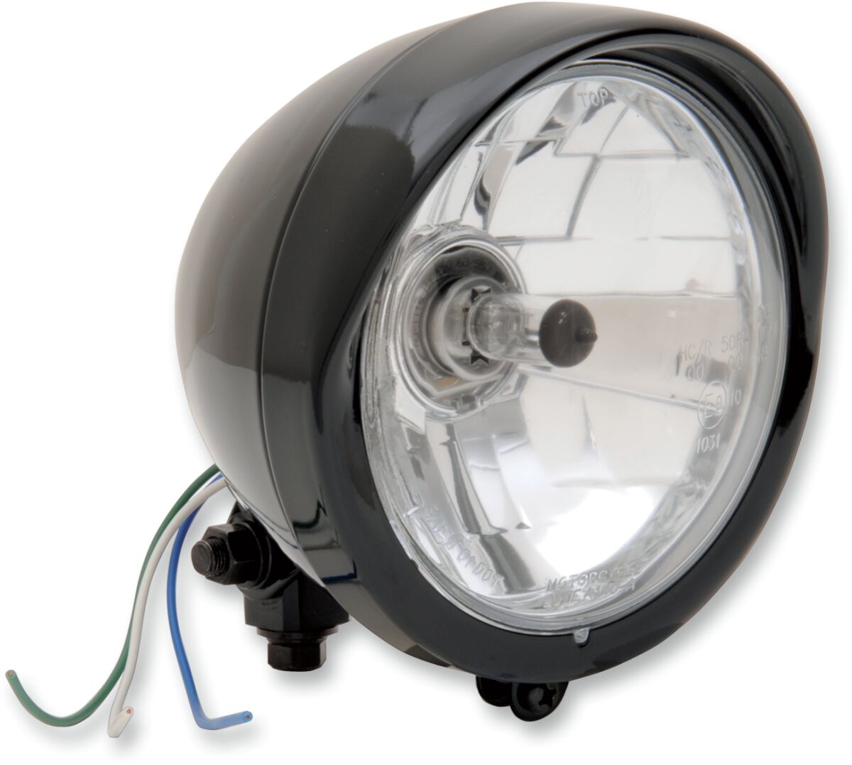 Drag Specialties Headlight 5.75 Blk Clr HEADLIGHT GROUP Drag Specialties
