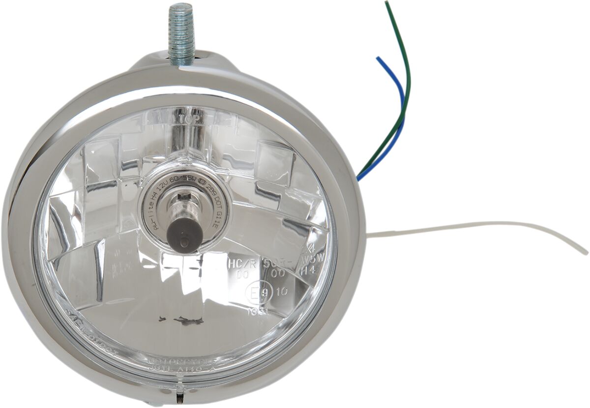 Drag Specialties Headlight 5.75 Chr Top Mt HEADLIGHT GROUP Drag Specialties