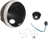 Emgo H/Lamp Lucas 7 Shell Blk HEADLIGHT GROUP Emgo