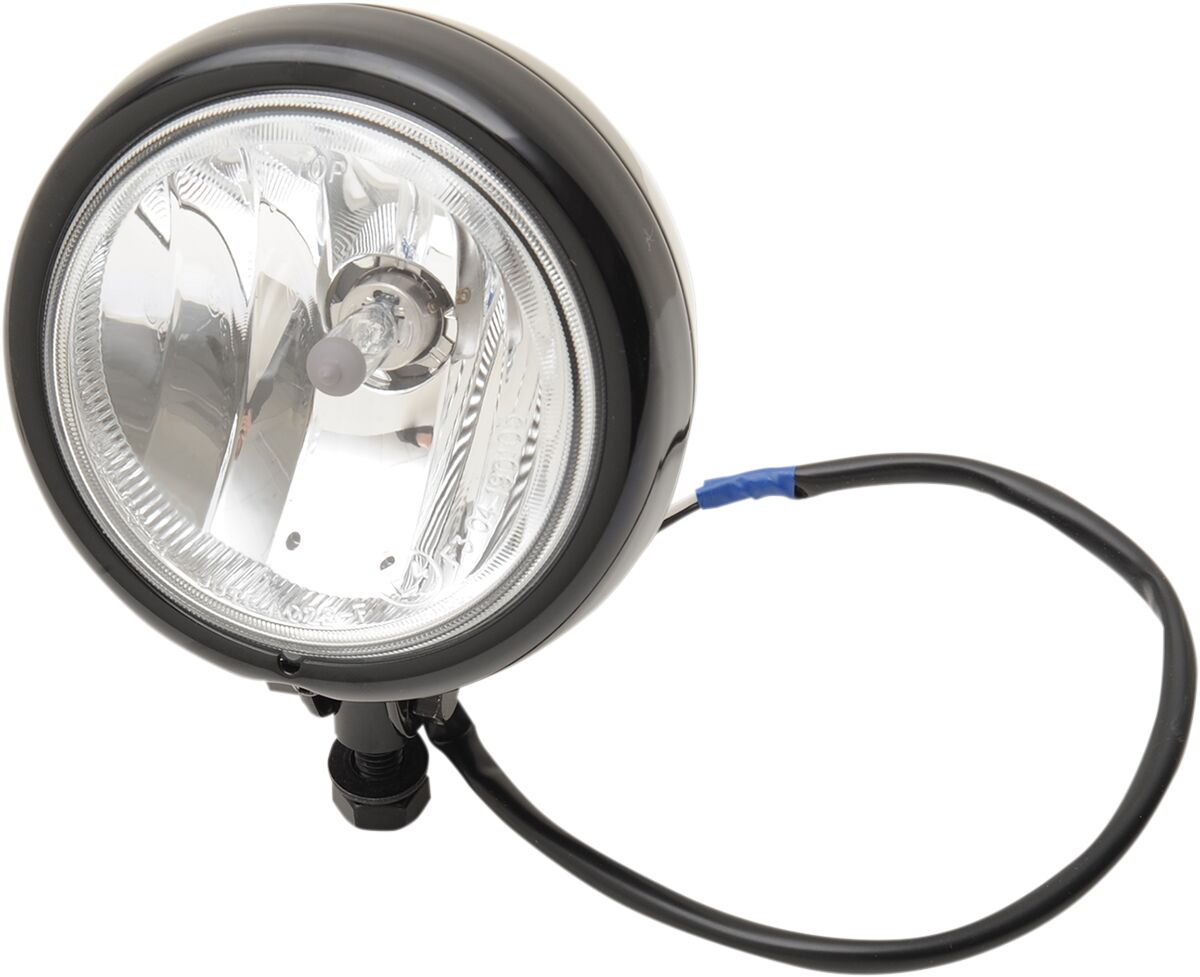 Drag Specialties Spotlight Blk Swivel H8 HEADLIGHT GROUP Drag Specialties