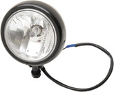 Drag Specialties Spotlight Blk Swivel H8 HEADLIGHT GROUP Drag Specialties