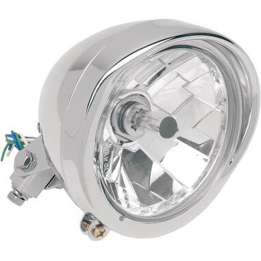 Drag Specialties Head Lt.5 3/4 Clr W/Visr HEADLIGHT GROUP Drag Specialties