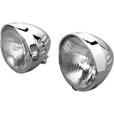 Drag Specialties Hlite 5 3/4 W/Visor/Grov HEADLIGHT GROUP Drag Specialties