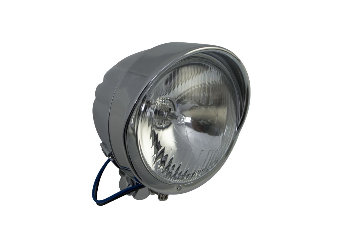 Drag Specialties 4 1/2 Spotlight W/Visor HEADLIGHT GROUP Drag Specialties