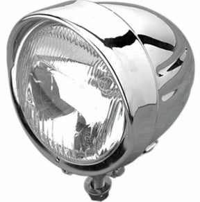 Drag Specialties 4 1/2 Spotlight W/Visor HEADLIGHT GROUP Drag Specialties