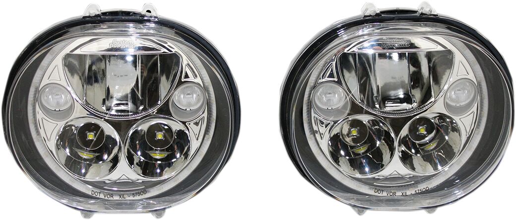 Custom Dynamics Headlight 5.75 Chr Pr HEADLIGHT GROUP Custom Dynamics