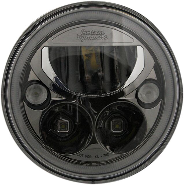 Custom Dynamics Headlight Trubeam 7 Blk HEADLIGHT GROUP Custom Dynamics