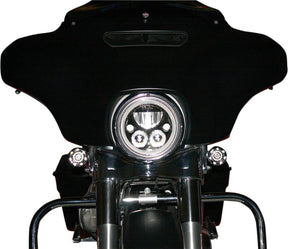 Custom Dynamics Headlight Trubeam 7 Blk HEADLIGHT GROUP Custom Dynamics