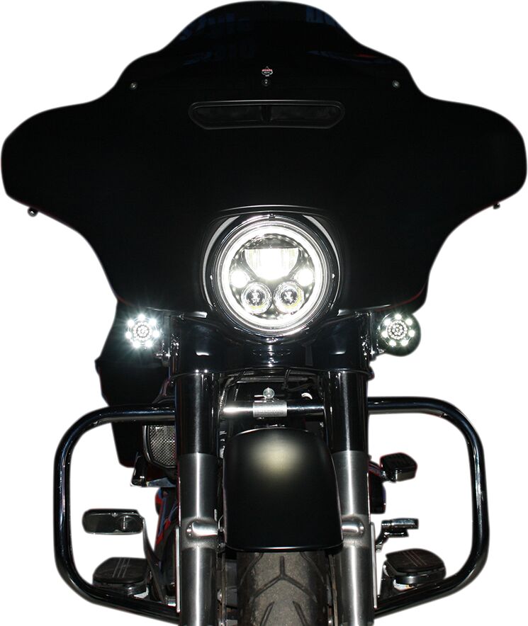 Custom Dynamics Headlight Trubeam 7 Chr HEADLIGHT GROUP Custom Dynamics