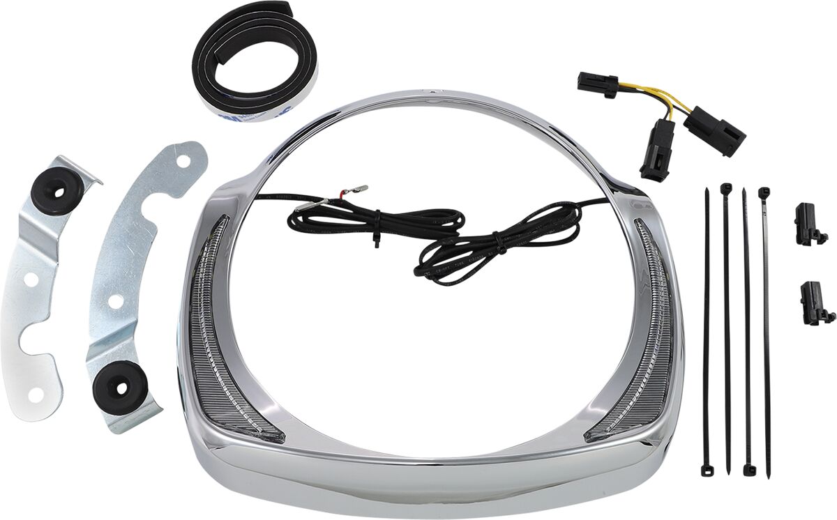 Ciro Headlight Bezel Fang Led Chrome Headlight Ciro