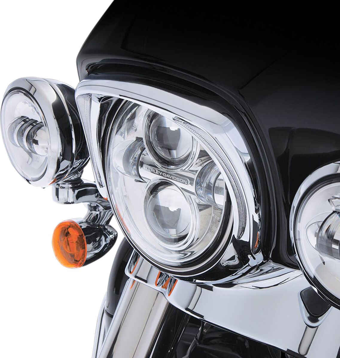 Ciro Headlight Bezel Fang Led Chrome Headlight Ciro