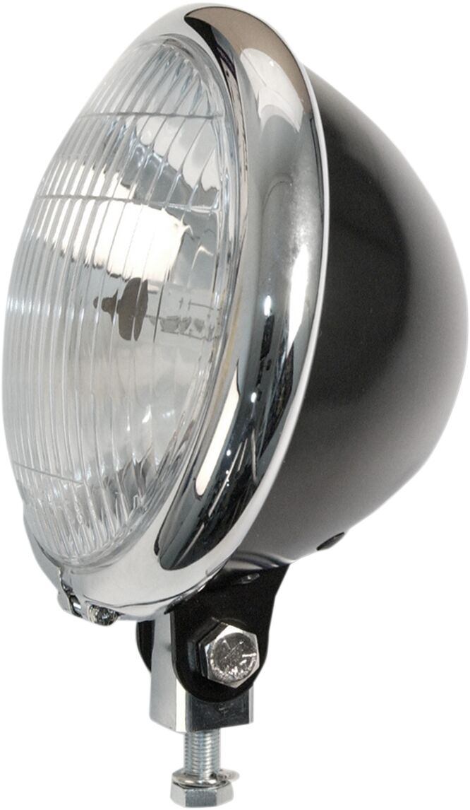Emgo H/Light Shell5.75 Blk/Chr HEADLIGHT GROUP Emgo
