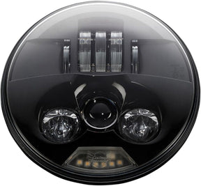 Custom Dynamics 7 Black Led Headlamp Ece HEADLIGHT GROUP Custom Dynamics