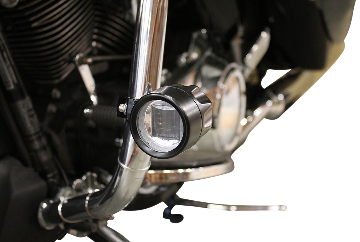 ProBeam Auxiliary LED Halo Fog Lamps, Black - 14+ Touring Auxiliary Light Custom Dynamics