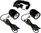 Custom Dynamics ProBeam Auxiliary LED Halo Fog Lamps, Black - 15+ Indian Headlight Custom Dynamics