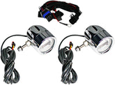 Custom Dynamics ProBeam Auxiliary LED Halo Fog Lamps, Chrome - 15+ Indian Headlight Custom Dynamics