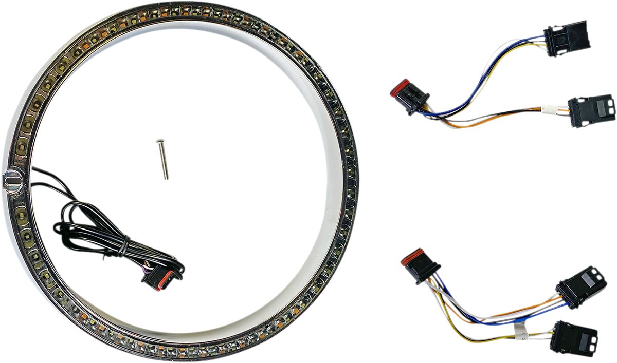 Custom Dynamics Trim Ring Chr Std Tsgnal HEADLIGHT GROUP Custom Dynamics