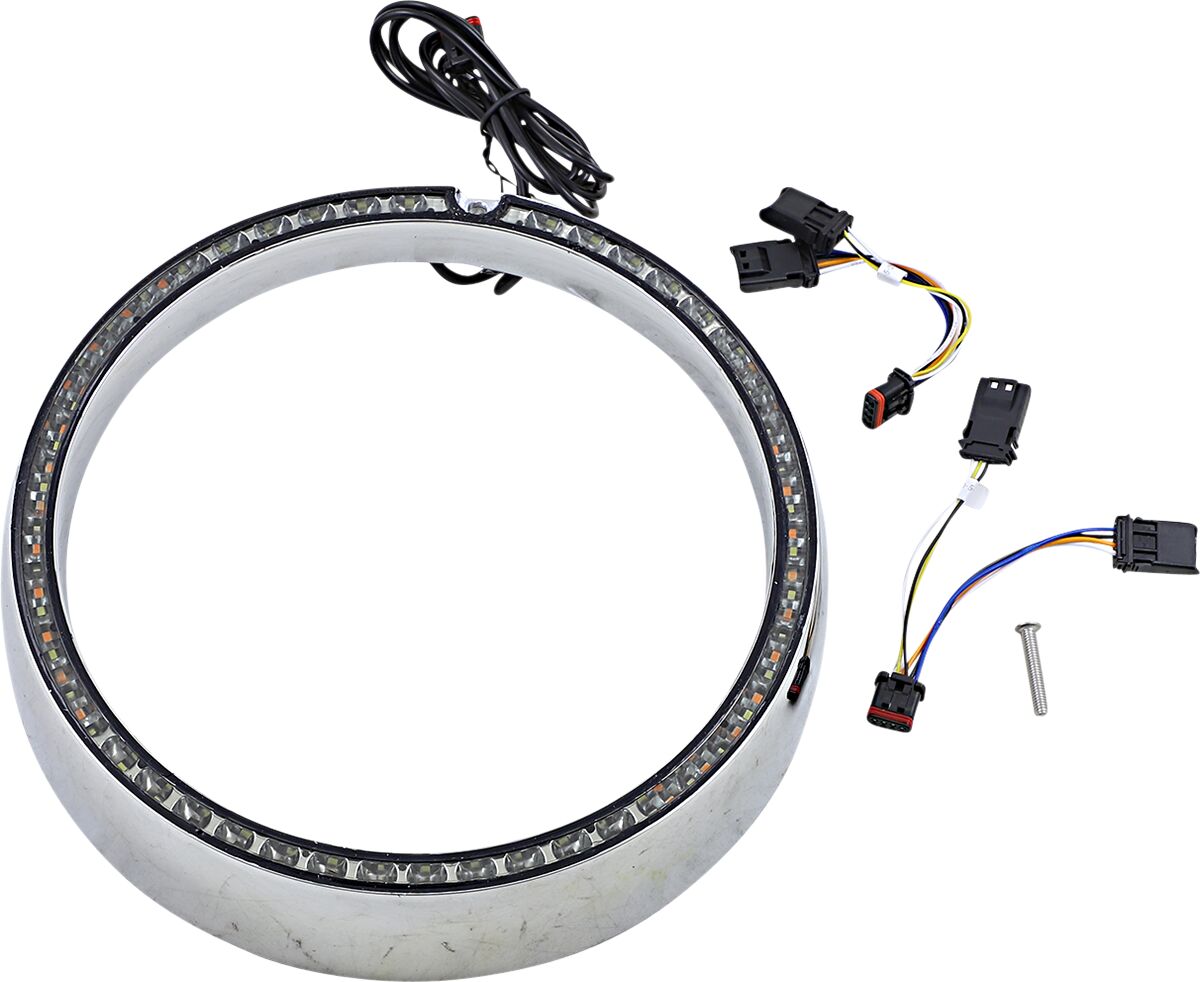 Custom Dynamics Trim Ring Chr Seq Tsgnal HEADLIGHT GROUP Custom Dynamics
