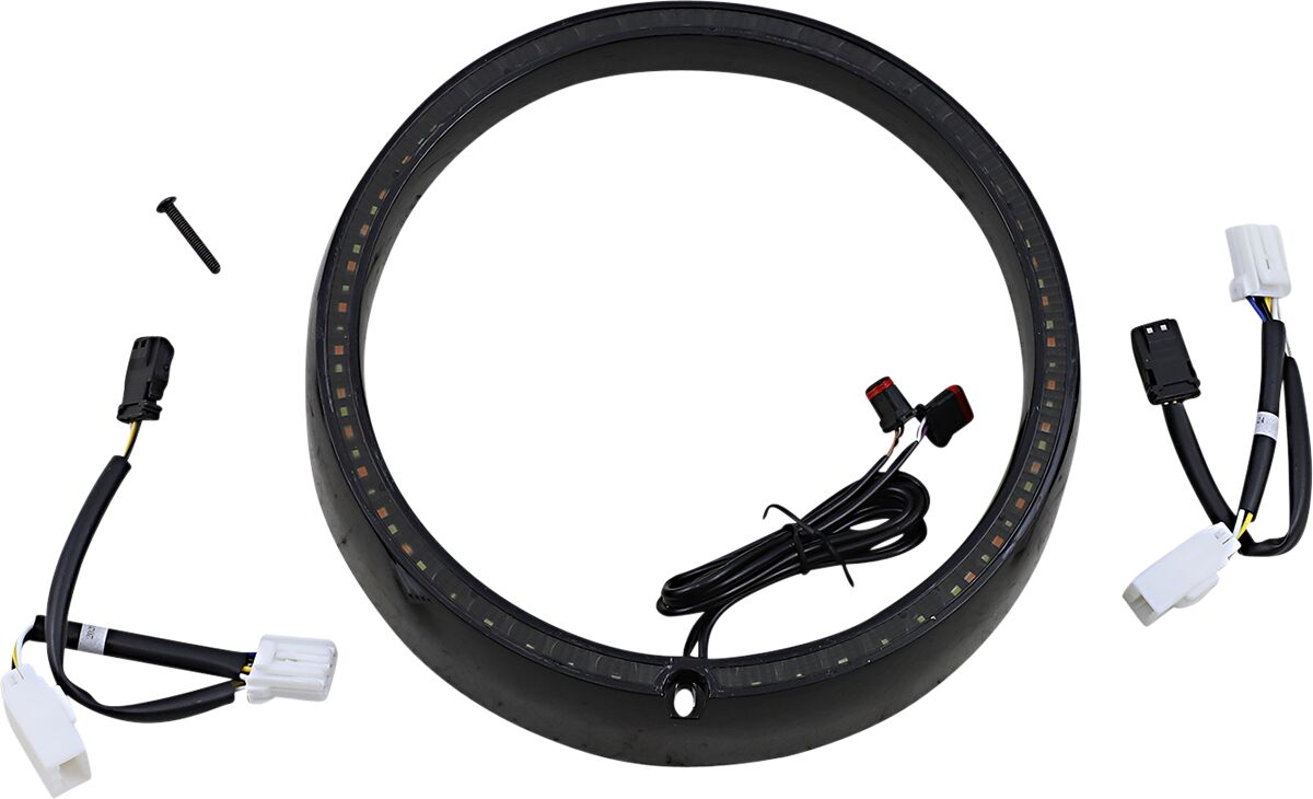 Custom Dynamics Trim Ring Blk Std Tsgnal HEADLIGHT GROUP Custom Dynamics