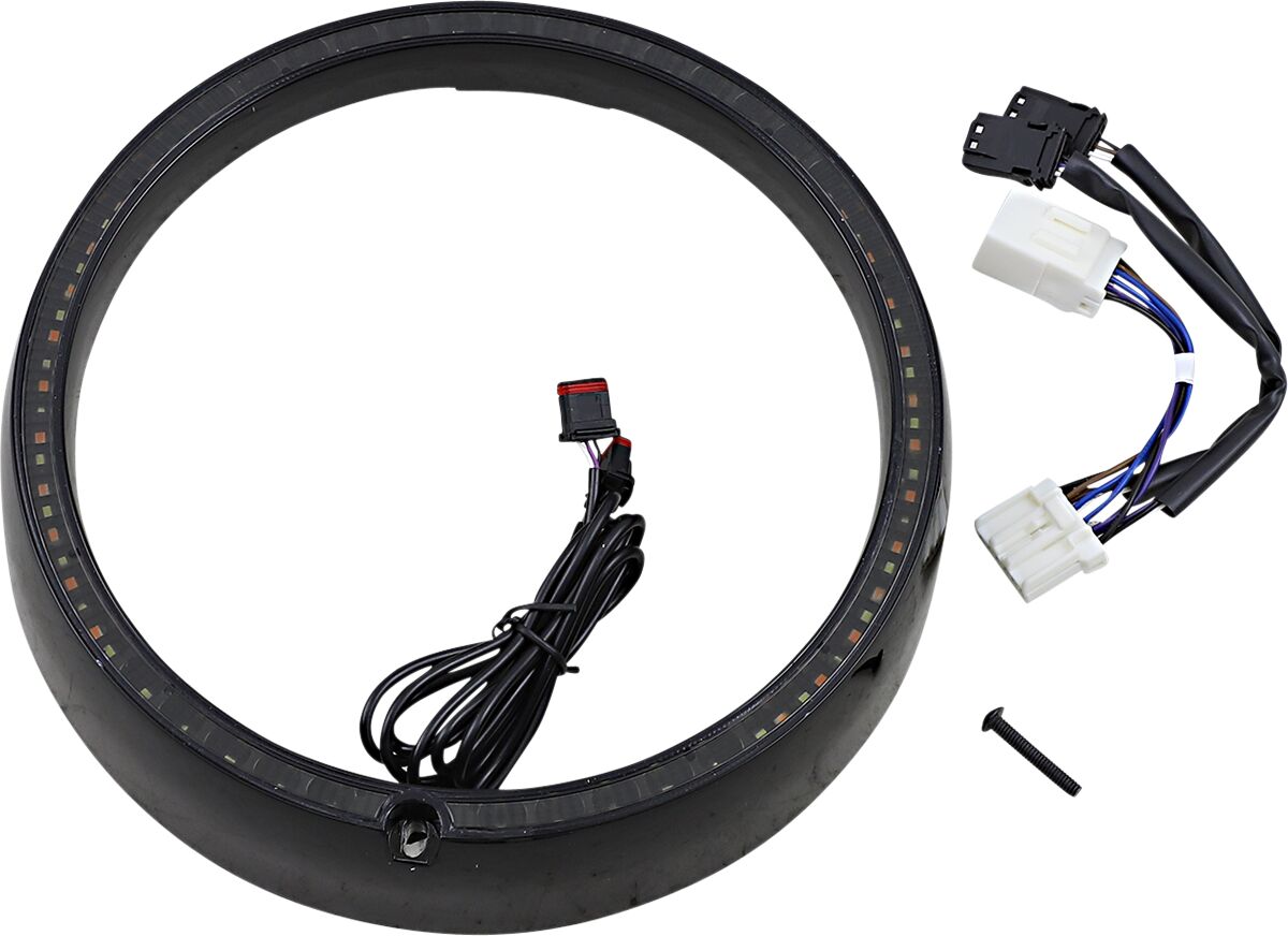 Custom Dynamics Trim Ring Blk Seq Tsgnal HEADLIGHT GROUP Custom Dynamics