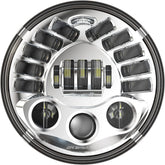Custom Dynamics ProBeam 7" LED Headlight, Chrome - 15+ Indian Headlight Custom Dynamics