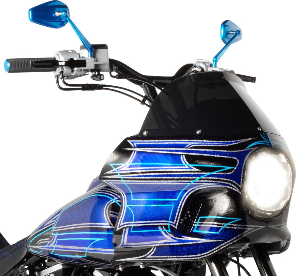 Custom Dynamics 5.75 Led Headlamp With Halo HEADLIGHT GROUP Custom Dynamics