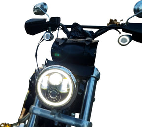 Custom Dynamics 5.75 Led Headlamp With Halo HEADLIGHT GROUP Custom Dynamics