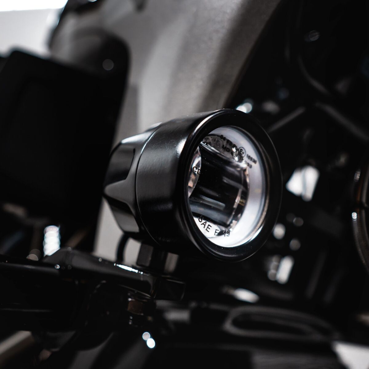 Custom Dynamics ProBeam Auxiliary LED Halo Fog Lamps, Black - 20+ Indian Headlights Custom Dynamics