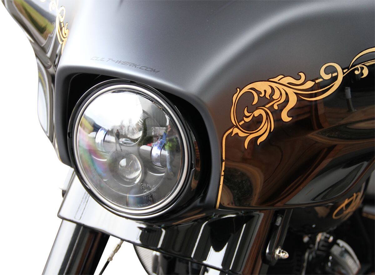 Cult Werk Headlight 7" Bk Headlights Cult Werk
