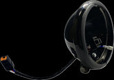 Custom Dynamics 5.75" Headlght Bucket With Wire Adapter, Gloss Black - 18+ Softail Headlight Custom Dynamics