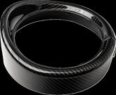 Slyfox Carbon Headlight Trim 7", Gloss Black Headlights Slyfox