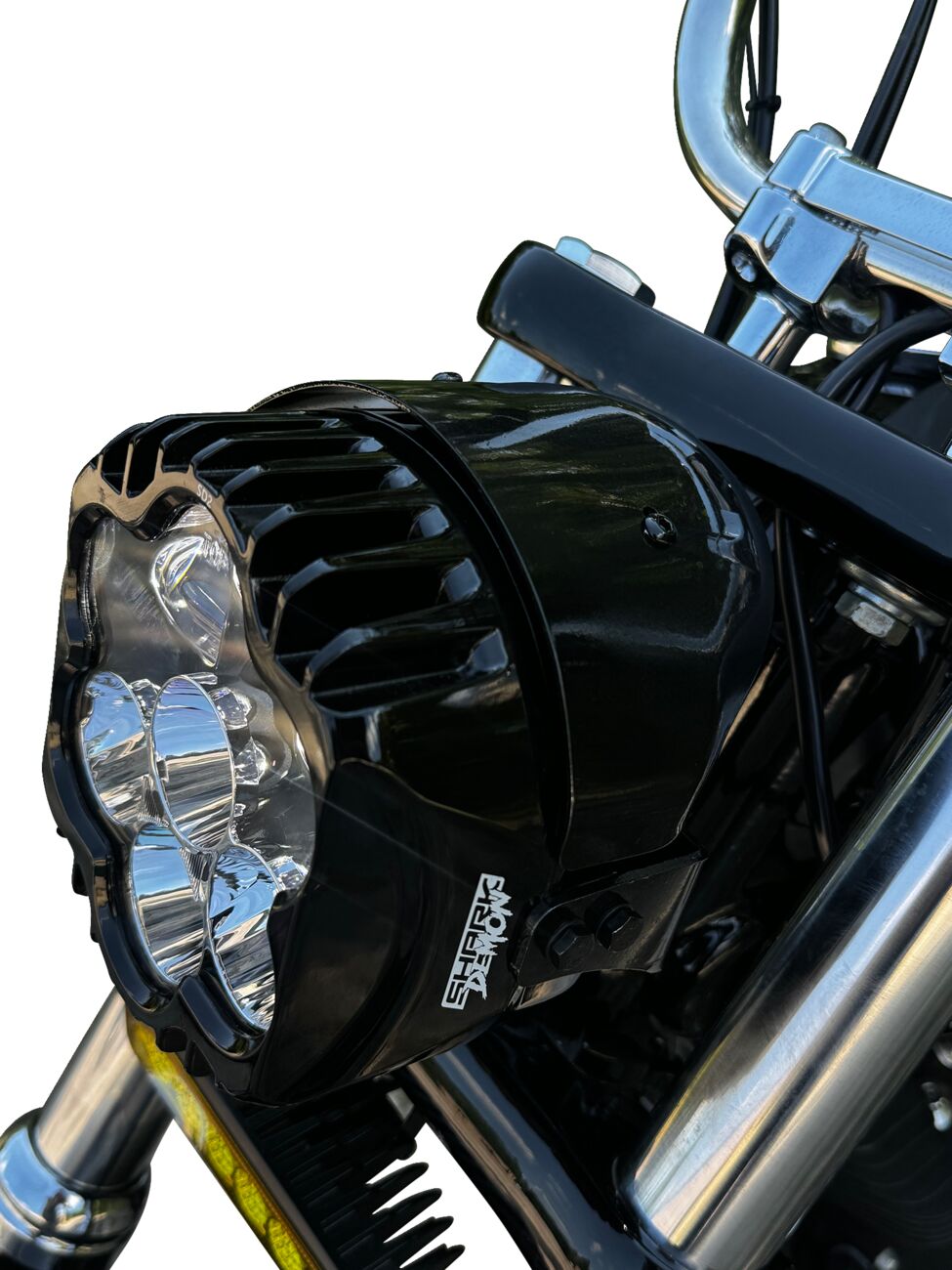 Custom Dynamics Ece Compliant Shark Demon Whit HEADLIGHT GROUP Custom Dynamics