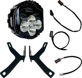 CUSTOM DYNAMICS ECE COMPLIANT SHARK DEMON™ 2 LED HEADLIGHT MEMPHIS SHADES ROAD WARRIOR FAIRING Headlight Custom Dynamics