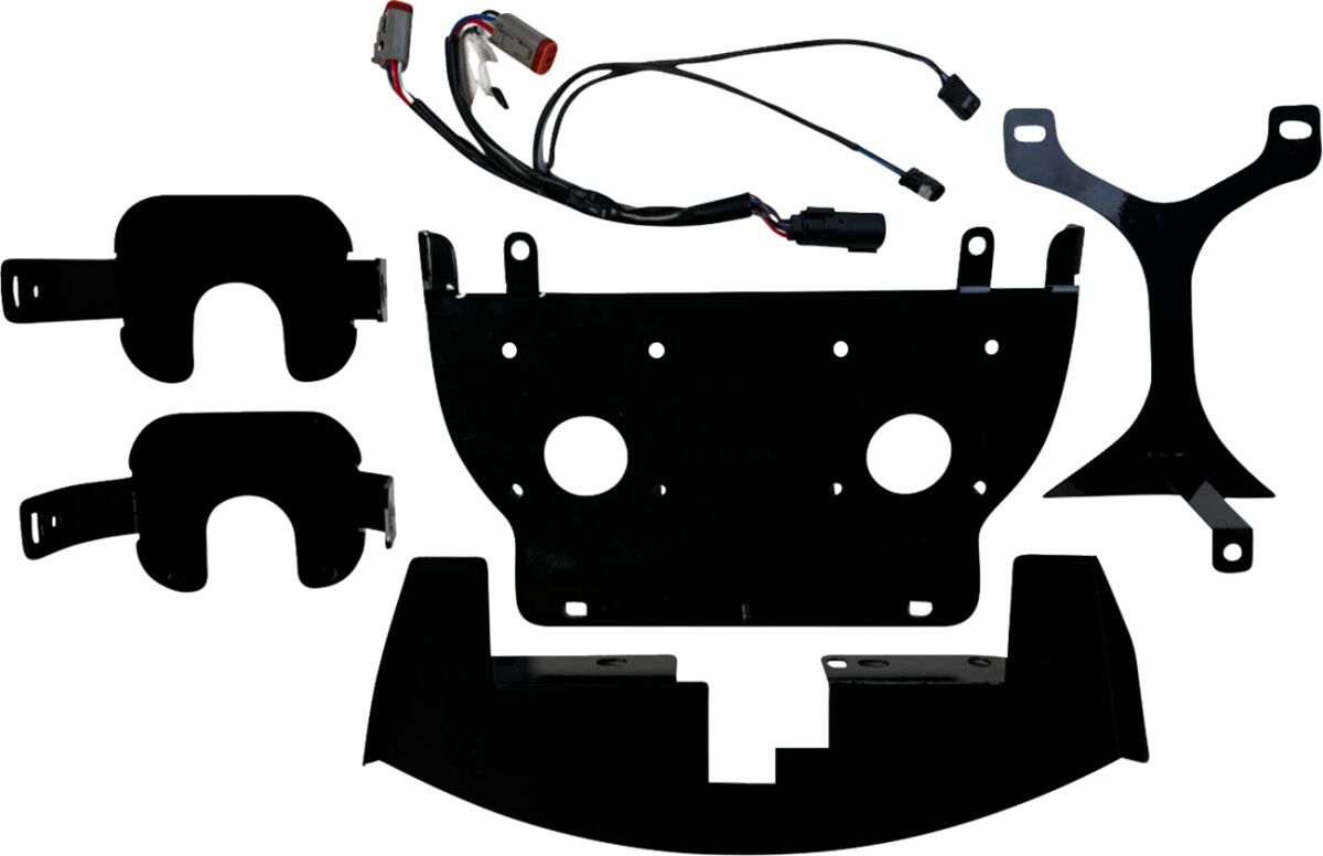 Custom Dynamics Headlight Dual Shark Demon 2 W HEADLIGHT GROUP Custom Dynamics