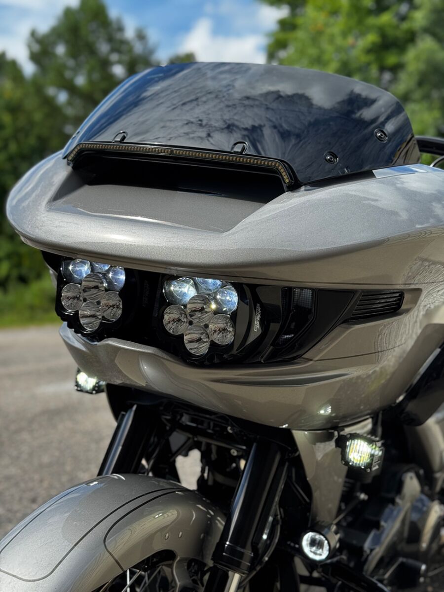Custom Dynamics Headlight Dual Shark Demon 2 W HEADLIGHT GROUP Custom Dynamics
