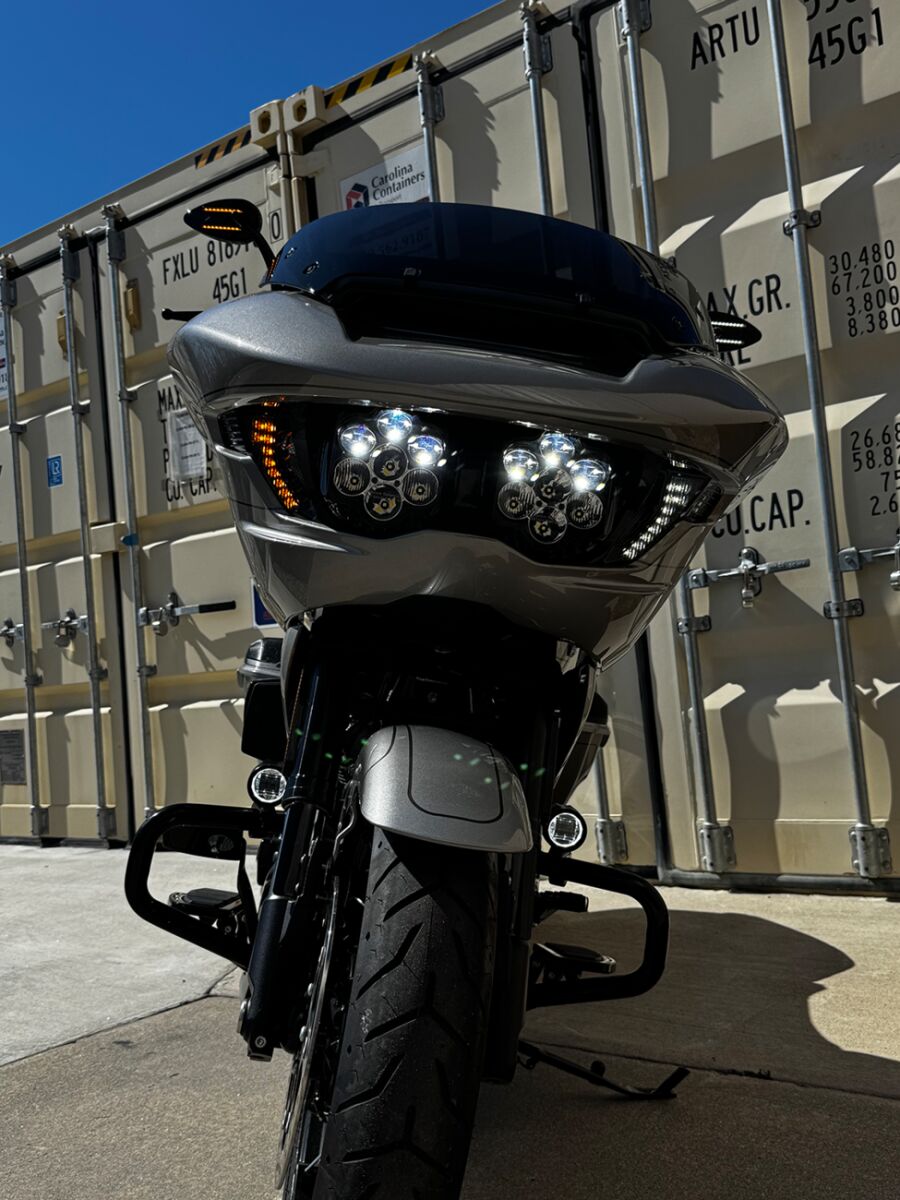 Custom Dynamics Headlight Dual Shark Demon 2 W HEADLIGHT GROUP Custom Dynamics