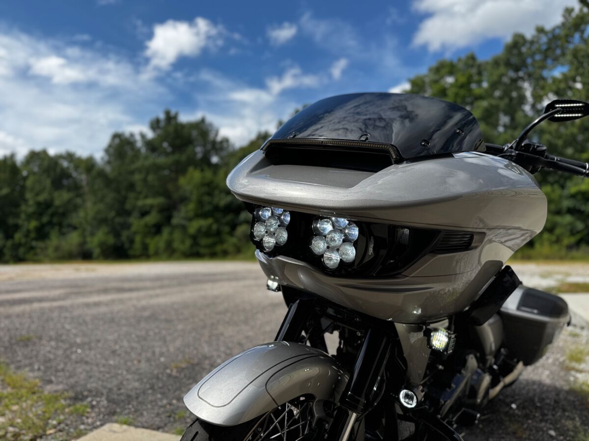 Custom Dynamics Headlight Dual Shark Demon 2 W HEADLIGHT GROUP Custom Dynamics