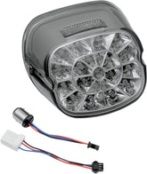 Drag Specialties Taillight Web Led Smoke Lens W/ Top Taglight Tail Lights Drag Specialties
