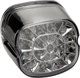 Drag Specialties Taillight Web Led Smoke Lens W/ Bottom Taglight Tail Lights Drag Specialties