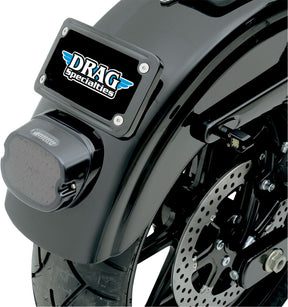 Drag Specialties Taillight Low Profile Led Smoke Lens W/ Top Taglight Tail Lights Drag Specialties