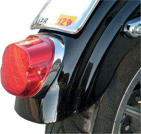 Drag Specialties Taillight Low Profile Led Red Lens W/ Top Taglight Tail Lights Drag Specialties