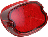 Drag Specialties Taillight Low Profile Led Red Lens W/O Taglight Tail Lights Drag Specialties