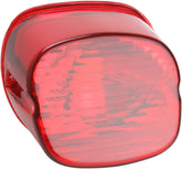 Drag Specialties Taillight Laydown Led Red Lens W/O Taglight Tail Lights Drag Specialties