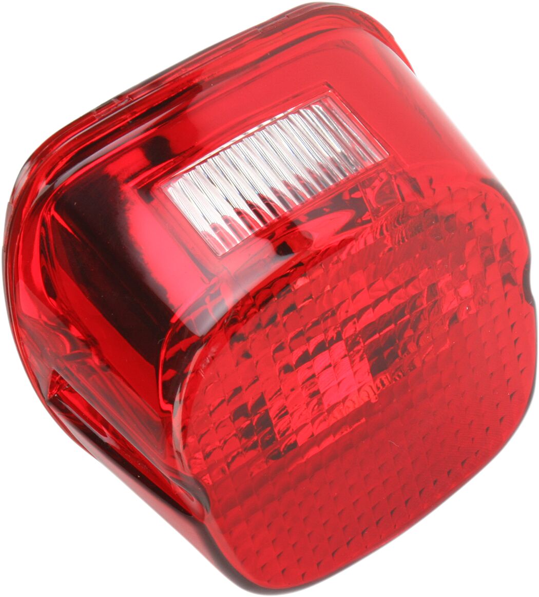 Drag Specialties Taillight Laydown Led Red Lens W/ Top Taglight Tail Lights Drag Specialties