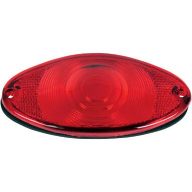 Drag Specialties Lens W/Gasket Cateye Red TAILLIGHT GROUP Drag Specialties