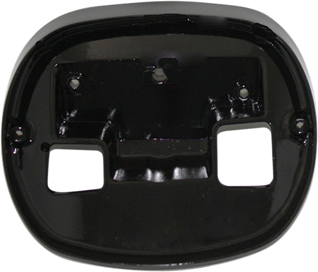 Custom Dynamics Taillight Base Plate Replacement, Black -12-16 Dyna & 18+ Softail Tail Lights Custom Dynamics
