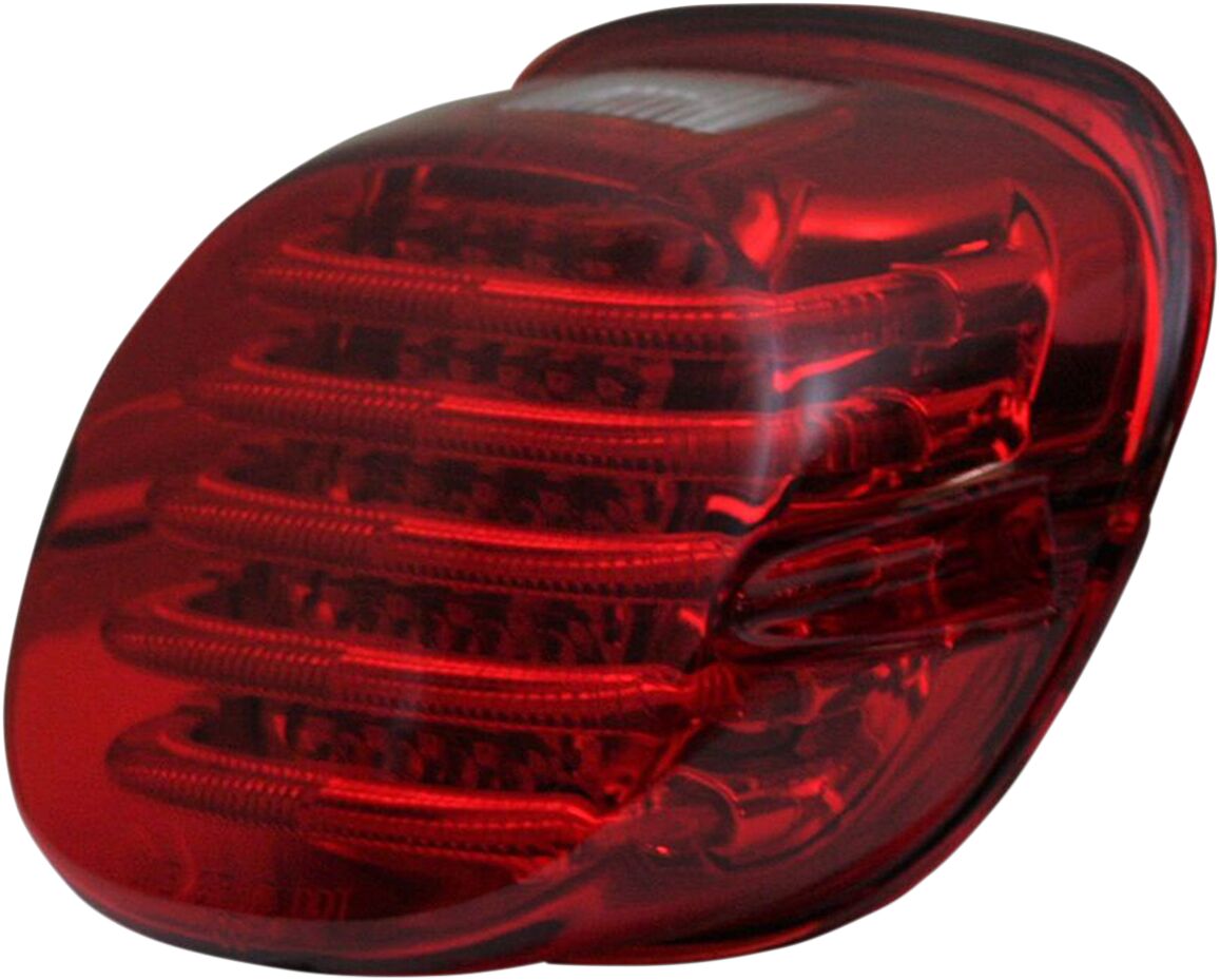 Custom Dynamics ProBeam Low Profile Led Taillight With Top Plate Window, Red - 99+ Tail Lights Custom Dynamics